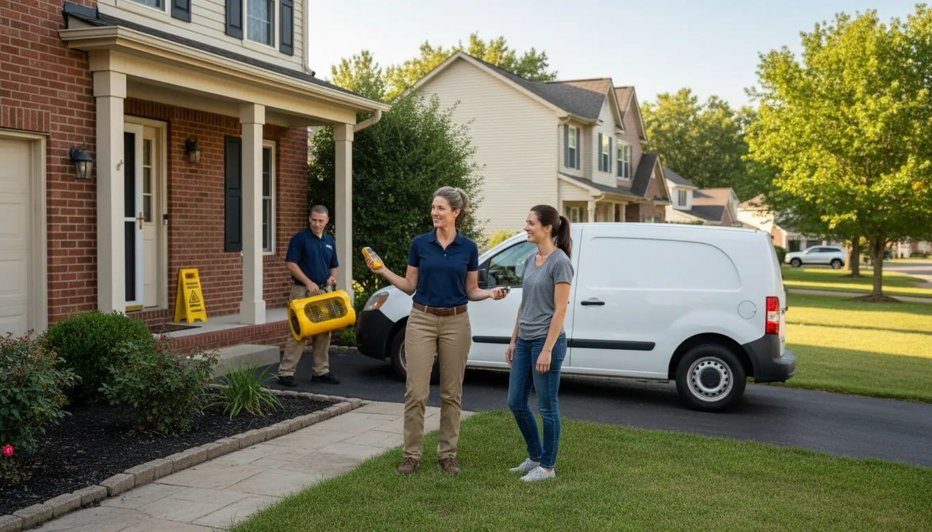 Water restoration image for Fire And Smoke Damage Restoration in Bradleyville, MO